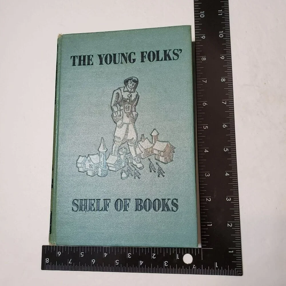 Vintage 1948 Hardcover Book, Antique Book for Styling, The Young Folks Shelf - Picture 8 of 12